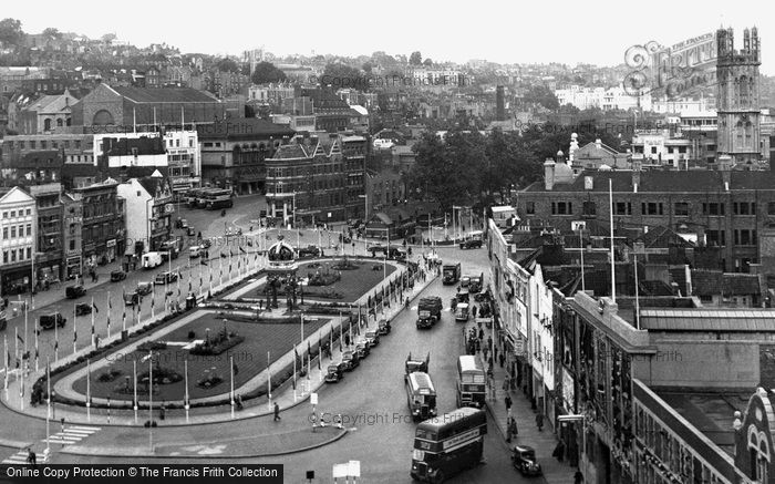 Photo of Bristol, The Centre 1953