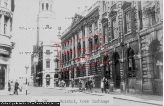 Photo of Bristol, The Corn Exchange c.1950