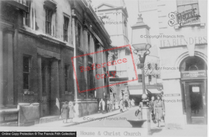 Photo of Bristol, The Council House And Christ Church c.1935