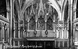 The Reredos, St Mary Redcliff c.1905, Bristol