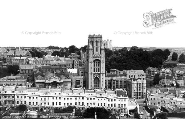 Photo of Bristol, The University From Cabot Tower c.1950