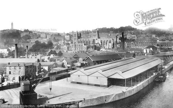 Photo of Bristol, The View From The Granary 1901