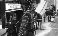 Bristol, Tram in Park Street 1900