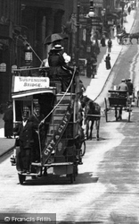 Bristol, Tram in Park Street 1900