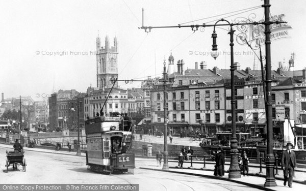Photo of Bristol, Tram, The Centre 1901