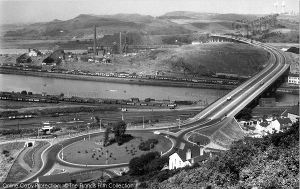 Photo of Briton Ferry, The New Bridge 1959
