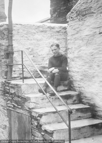 Photo of Brixham, A Boy, Over Gang 1922