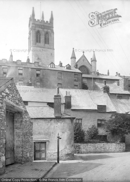 Photo of Brixham, All Saints Church From Below1922