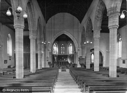 All Saints Church Interior 1922, Brixham