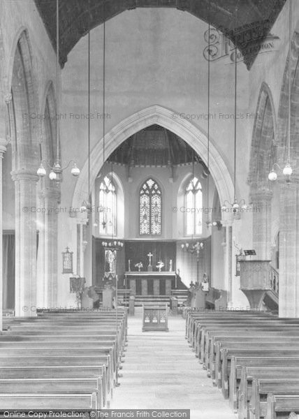 Photo of Brixham, All Saints Church Interior 1922