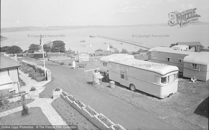 Photo of Brixham, Bay View Holiday Camp And Breakwater 1955