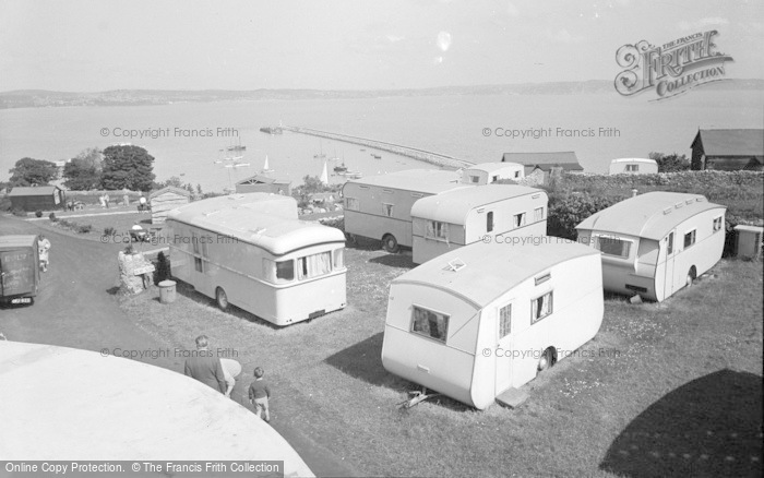 Photo of Brixham, Bay View Holiday Camp And The Breakwater 1955