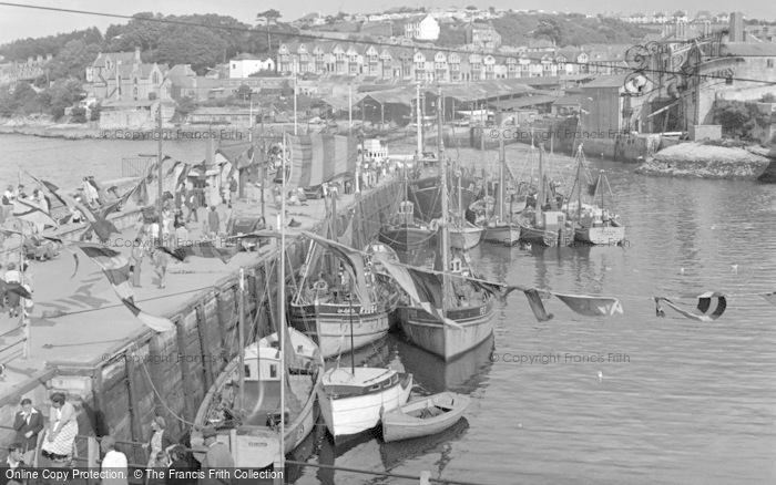 Photo of Brixham, Bay View Holiday Estate From The Harbour 1951