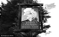 Camp Sign, Dolphin Holiday Camp 1956, Brixham