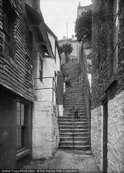 Photo of Brixham, Cavern Steps 1922
