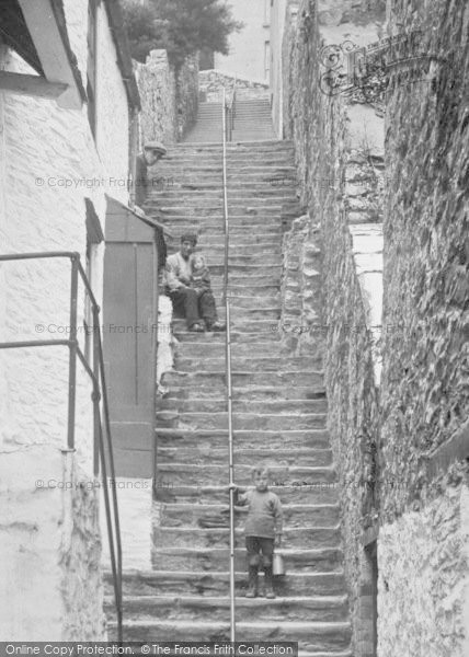 Photo of Brixham, Cavern Steps 1922