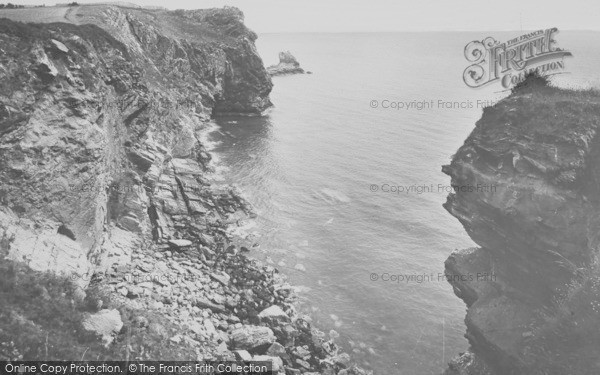 Photo of Brixham, Cliff Path At St Mary's Bay 1918