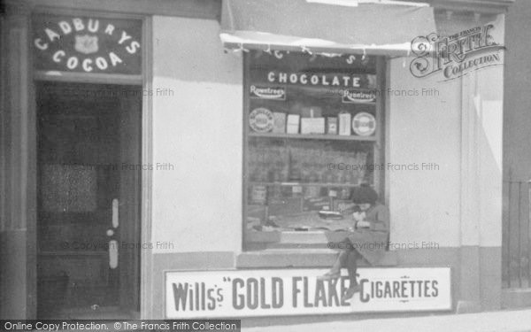 Photo of Brixham, Confectioners, Over Gang 1922