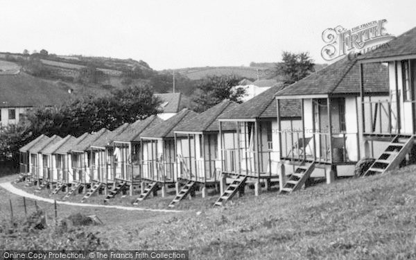 Photo of Brixham, Dolphin Holiday Camp Chalets c.1950