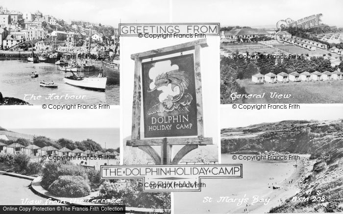 Photo of Brixham, Dolphin Holiday Camp Composite c.1950