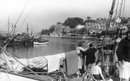 Entrance To Inner Harbour c.1955, Brixham