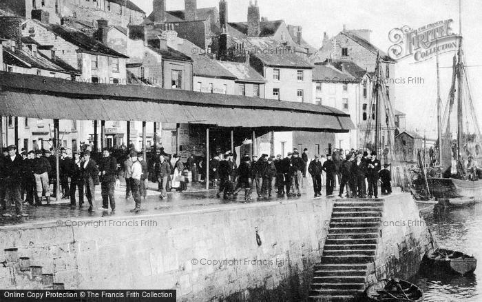 Photo of Brixham, Fish Market 1889