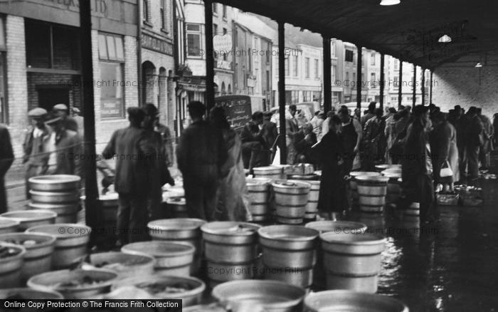 Photo of Brixham, Fish Market c.1950