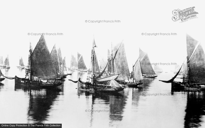 Brixham, Fishing Boats (Trawlers) 1889