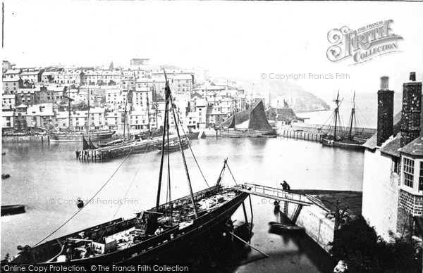 Photo of Brixham, Harbour c.1875