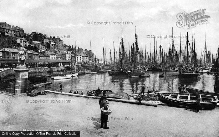 Photo of Brixham, Harbour c.1900