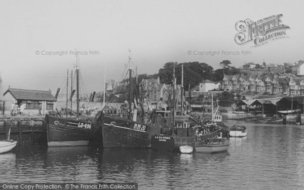 Photo of Brixham, In The Harbour c.1950