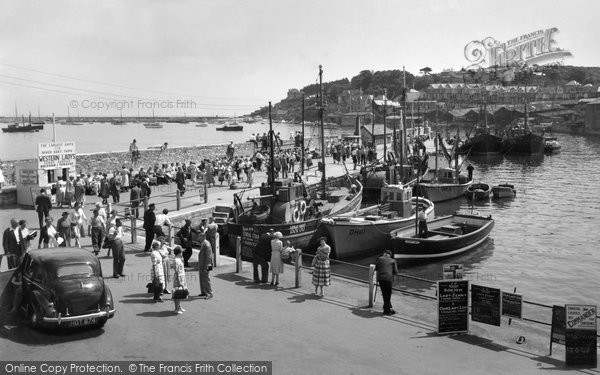 Photo of Brixham, Inner Harbour And Quay c.1960