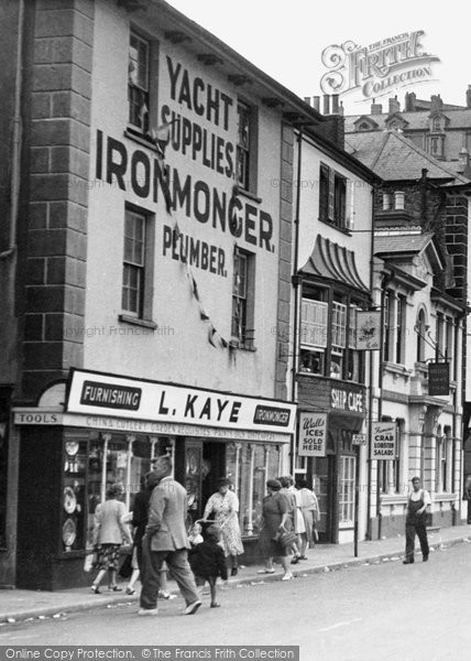 Photo of Brixham, Ironmonger, the Strand c1950