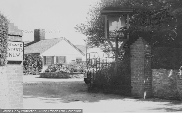 Photo of Brixham, Main Entrance, St Mary's Bay Holiday Camp 1956