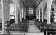 Brixham, Parish Church interior 1922
