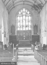 Parish Church Interior 1922, Brixham