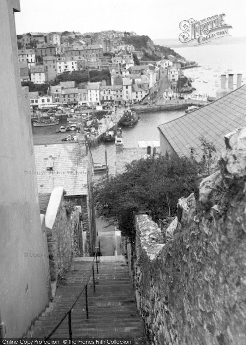 Photo of Brixham, Red Steps 1959