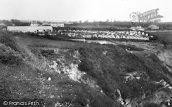 St Mary's Bay Holiday Chalet Resort From The Cliffs c.1939, Brixham