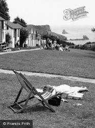 Sun Bathing At St Mary's Bay Holiday Camp 1957, Brixham
