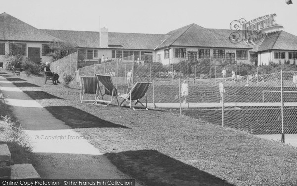 Photo of Brixham, Tennis Courts And Main Building, Dolphin Holiday Camp 1956