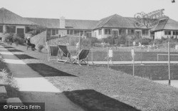 Tennis Courts And Main Building, Dolphin Holiday Camp 1956, Brixham