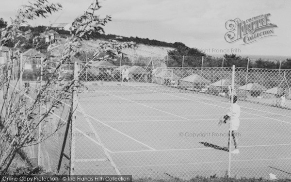 Photo of Brixham, Tennis Courts, Dolphin Holiday Camp 1956