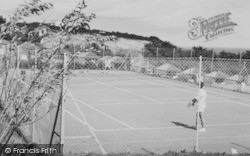 Tennis Courts, Dolphin Holiday Camp 1956, Brixham