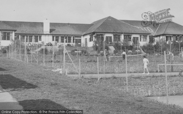 Photo of Brixham, Tennis Courts, Dolphin Holiday Camp c.1950