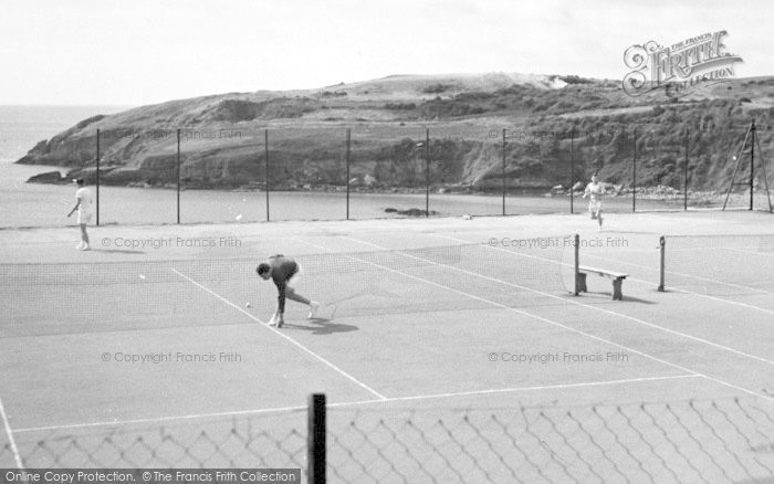 Photo of Brixham, Tennis Courts, St Mary's Bay Holiday Camp 1957