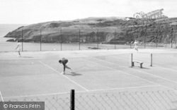 Tennis Courts, St Mary's Bay Holiday Camp 1957, Brixham