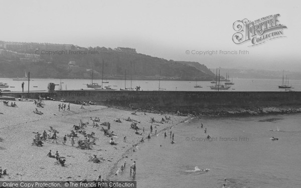 Photo of Brixham, The Beach And Headland  c.1950