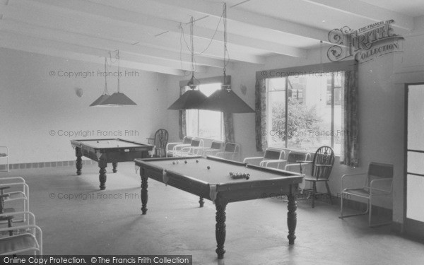 Photo of Brixham, The Billiard Room, St Mary's Bay Holiday Camp 1957