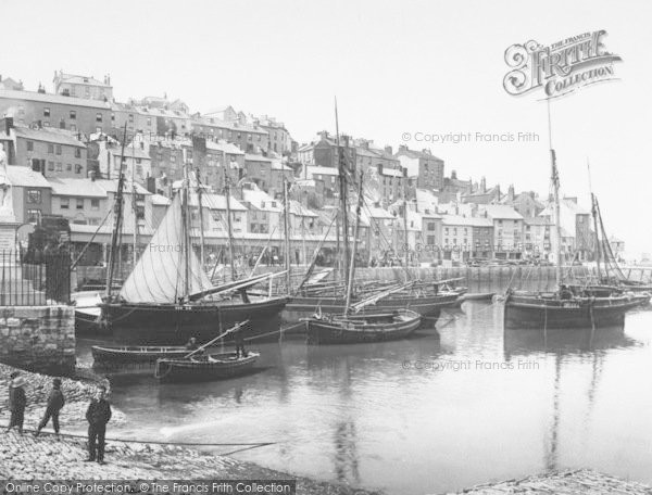 Photo of Brixham, The Harbour 1891