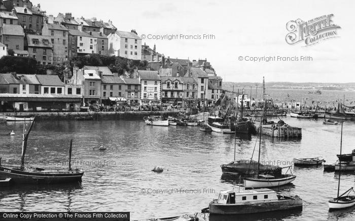 Photo of Brixham, The Harbour 1951